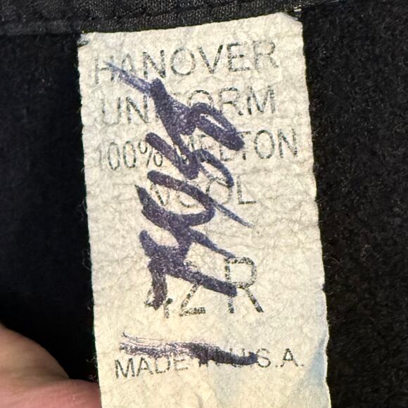 US Naval Academy Uniform Melton Wool Peacoat Gold Buttons Made In USA Size 42R - Picture 10 of 10